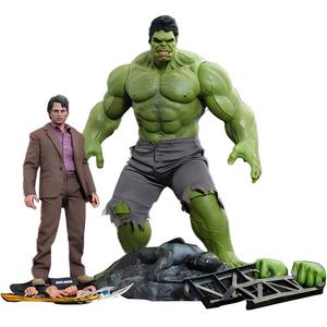 Халк Мстители, Доктор Бэннер+набор фигурок в масштабе 32см/42см Hot Toys