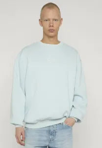 Небольшая фирменная базовая толстовка с круглым вырезом. Karl Kani, Light Blue