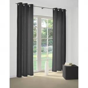 Штора Felsted с люверсами, 1 шт. Wirth, черный