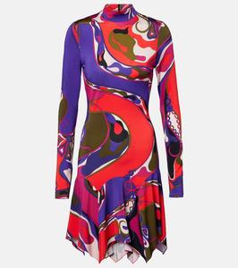 Мини-платье Orchidee из джерси Pucci, Multicolor