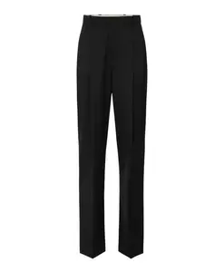 Стильные шерстяные брюки Elisabetta Franchi, черный