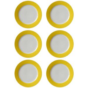 Обеденные тарелки Обеденная тарелка Doppio ø 27 см, набор из 6 шт. Ritzenhoff & Breker, желтый