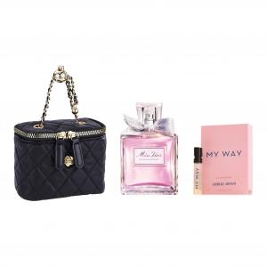 Женский парфюмерный Набор Floral Eau De Toilette 30мл/50мл/100мл тестовый Набор + мини-сумка через плечо, подарок для девушки DIOR, dior j'adore sweetheart eau de toilette 30ml+boundless deodorant sample+mini shoulder bag