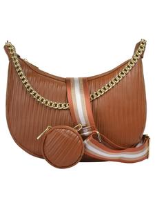 Сумка через плечо Cluty, коричневый