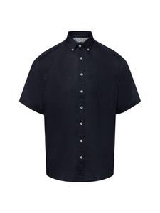 Рубашка на пуговицах классического кроя FYNCH-HATTON, темно-синий