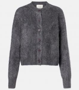 Кашемировый кардиган Азалия Lisa Yang, Graphite Brushed