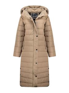 Стеганое пальто Констанция серо-коричневого цвета Canadian Peak