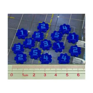 Жетоны — идентификационные жетоны №№ 1–5, синие., Star Wars - Imperial Assault Token Sets, Markers, & Bases (Litko Aerosystems)