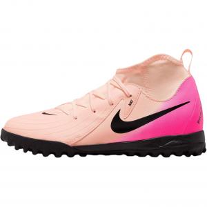 Футбольные бутсы Phantom Luna 2 с высоким верхом, устойчивые к истиранию и скольжению, детские Nike, розовый/черный/фиолетовый
