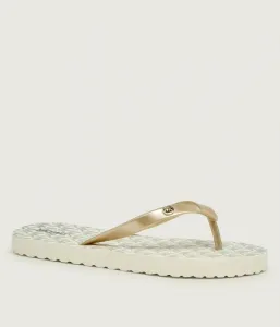 Шлепанцы JINX Michael Kors Kids, бежевый