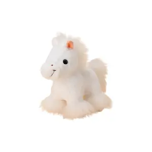 Плюшевая кукла милая лошадка высота 20 см LOGISTAR, Cute Fleece Horse белый