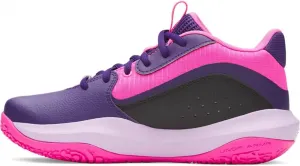 Баскетбольные кроссовки Under Armour для детей школьного возраста Lockdown 7, фиолетовый/черный/розовый