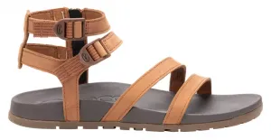 Женские низкие кожаные высокие сандалии Chaco с ремешками, цвет Nutshell