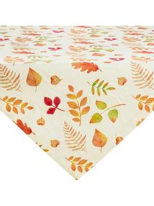 Erwin Müller Скатерть из смесовой хлопчатобумажной ткани с рисунком в виде листьев