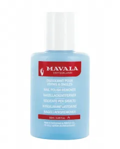 Синее средство для снятия лака Mavala