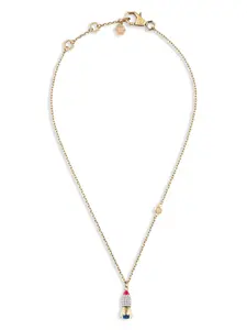 Колье Valentine с подвеской Philipp Plein, золотой