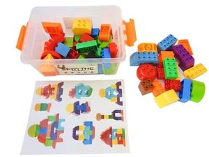 Умные блоки. Большие конструкторы 52 Elements Toys4Edu Inna marka