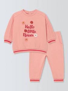 Комплект свитер и брюки Baby Flower John Lewis, Pink