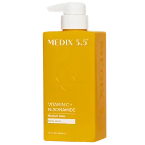 Гель для душа с витамином С и ниацинамидом для сияния кожи Medix 5.5