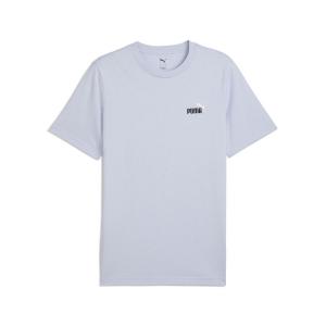 Футболка Essentials 2 Color Small No. 1 Logo T-shirt Men PUMA Cool Weather Blue