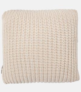 Хлопковая вязаная подушка Brunello Cucinelli