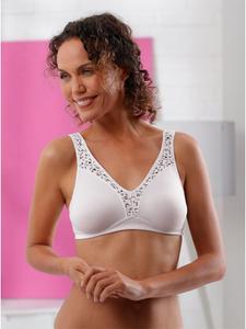 Комфортный бюстгальтер без косточек белого и серого цвета WITT WEIDEN