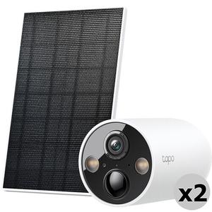 Комплект интеллектуальной беспроводной камеры видеонаблюдения TP-Link Tapo C425 с питанием от солнечной батареи (2 шт.)