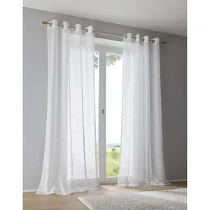 Штора Seabird с люверсами, 1 шт., прозрачная маритимная гардина Kutti, белый