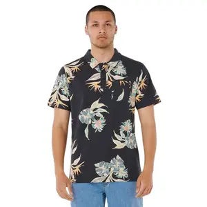 Поло с коротким рукавом Rip Curl Funt Times, черный