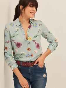 Блуза olalook, светло-голубой