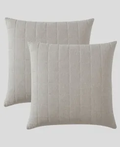 Набор наволочек из меланжевой фланели, европейский размер Calvin Klein