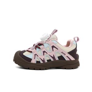 Кроссовки Casual низкие Running Collection Slip Resistant Abrasion Resistant для детей Jeep, twiсветло-фиолетовый/snowflake розовый thin cotton