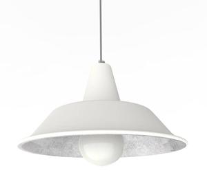 Подвесной светильник Lumicom Duna, белый - диаметр абажура: 35 см