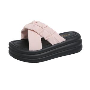 KLAOSD Розовые женские противоскользящие тапочки с резиновой амортизацией, цвет Pink