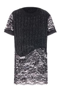 Свитер Paino, черный/черный в крапинку