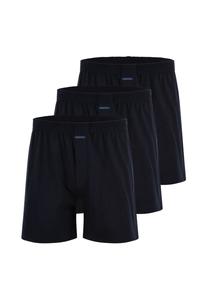 Боксеры, 3 пары базовых шорт AMMANN, цвет Night Blue