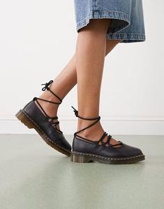 Туфли Dr Martens Elphie II со шнуровкой черного цвета