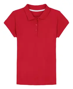 Детская поло с коротким рукавом из интерлока Nautica, красный