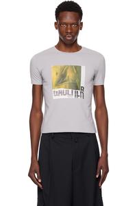 эксклюзивная серая детская футболка Ssense Jean Paul Gaultier, мультиколор