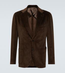 Вельветовый блейзер Lardini, Brown Corduroy