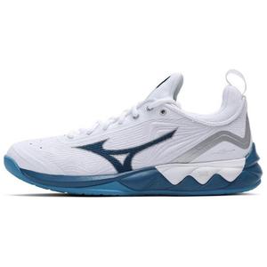 Mizuno Кроссовки унисекс, White blue silver