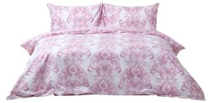 Пододеяльник Homescapes Set Toile De Jouy Muster 3tlg, светло-розовый - 260 х 220 см