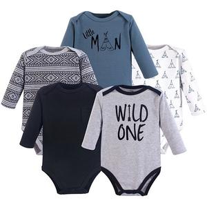 Боди с длинным рукавом для мальчика, 5 шт, wild one Yoga Sprout