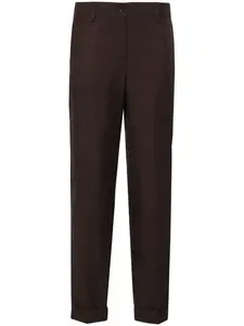 Зауженные брюки с завышенной талией P.A.R.O.S.H., коричневый