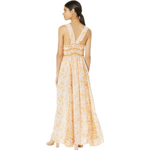 Платье Free People Dance with Me Printd Maxi, цвет Ivory Combo