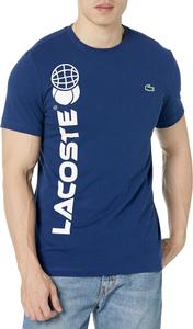 Мужская спортивная футболка Lacoste Tennis X Daniil Medvedev Regular Fit, Methylene Blue