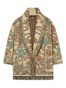 Кардиган Sketched By The Ses с бахромой Alanui, бежевый