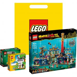 Конструктор Little Monkey King Collection Legend Of The Dragon Palace Of The East Sea, 2364 детали LEGO