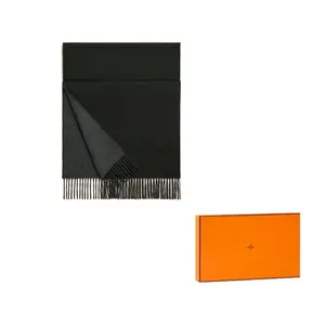 Кашемировый  вязаный шарф Men's HERMES