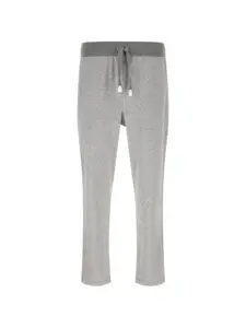 Спортивные брюки на эластичной резинке с завязкой Brioni, серый